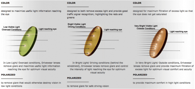 Drivewear Optik Tunggal Chart